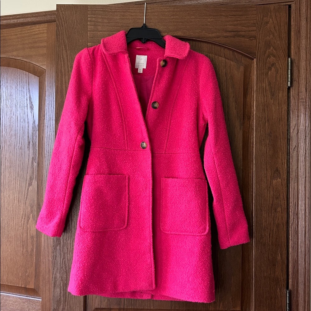LC Lauren Conrad Fuchsia Coat